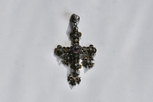 Load image into Gallery viewer, Vintage Bernice Goodspeed (Eagle 28) Taxco S. Silver Amethyst Cross Pendant