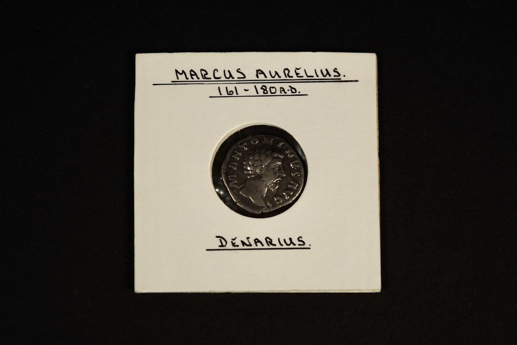 Early Marcus Aurelius Denarius - Providentia 161 - 162 AD (RIC 48)