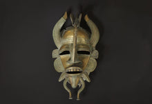 Load image into Gallery viewer, West African Cast Bronze Senufo Kpelié Mask, Early to Mid 20th Century
