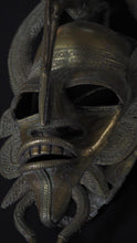 Load image into Gallery viewer, West African Cast Bronze Senufo Kpelié Mask, Early to Mid 20th Century
