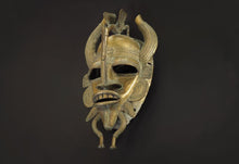 Load image into Gallery viewer, West African Cast Bronze Senufo Kpelié Mask, Early to Mid 20th Century
