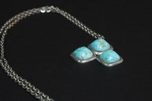 Load image into Gallery viewer, Danish Jørgen Jenson 1960s Faux Turquoise Pendant
