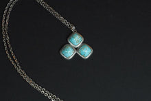 Load image into Gallery viewer, Danish Jørgen Jenson 1960s Faux Turquoise Pendant
