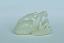 Load image into Gallery viewer, Qing Dynasty Bird, Mantis, and Cicada Jade Carving
