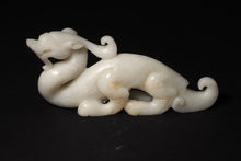 Load image into Gallery viewer, Qing Dynasty Jade Chilong Brush Rest
