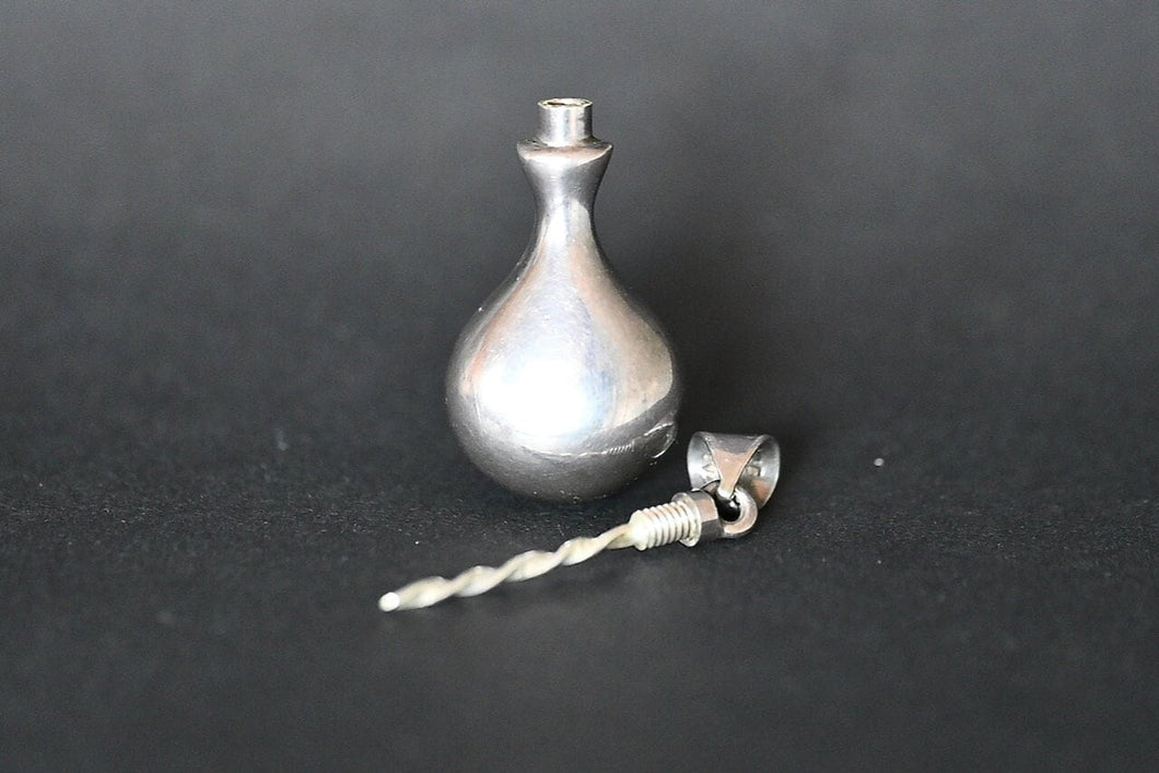 Vintage Mexican / Taxco Sterling Silver Scent Bottle