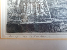 Load image into Gallery viewer, A Rie (Hendrika) de Boer Etching of Rembrandt&#39;s The Windmill
