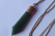 Load image into Gallery viewer, An Early Edwardian 9 Carat &amp; Pounamu (Jade) Roimata Pendant
