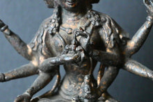 Load image into Gallery viewer, An Early to Mid 1800s Sino-Tibetan Bronze &#39;Ushnishavijaya&#39; Buddhist Deity
